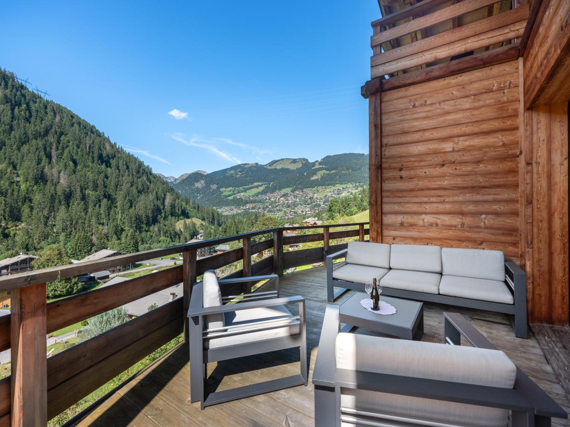 Chalet 1100 - Bo Immobilier Chatel - A Mi-Chemin Du Centre Et Du Linga - Jacuzzi Sauna Et Cheminee Bagian luar foto