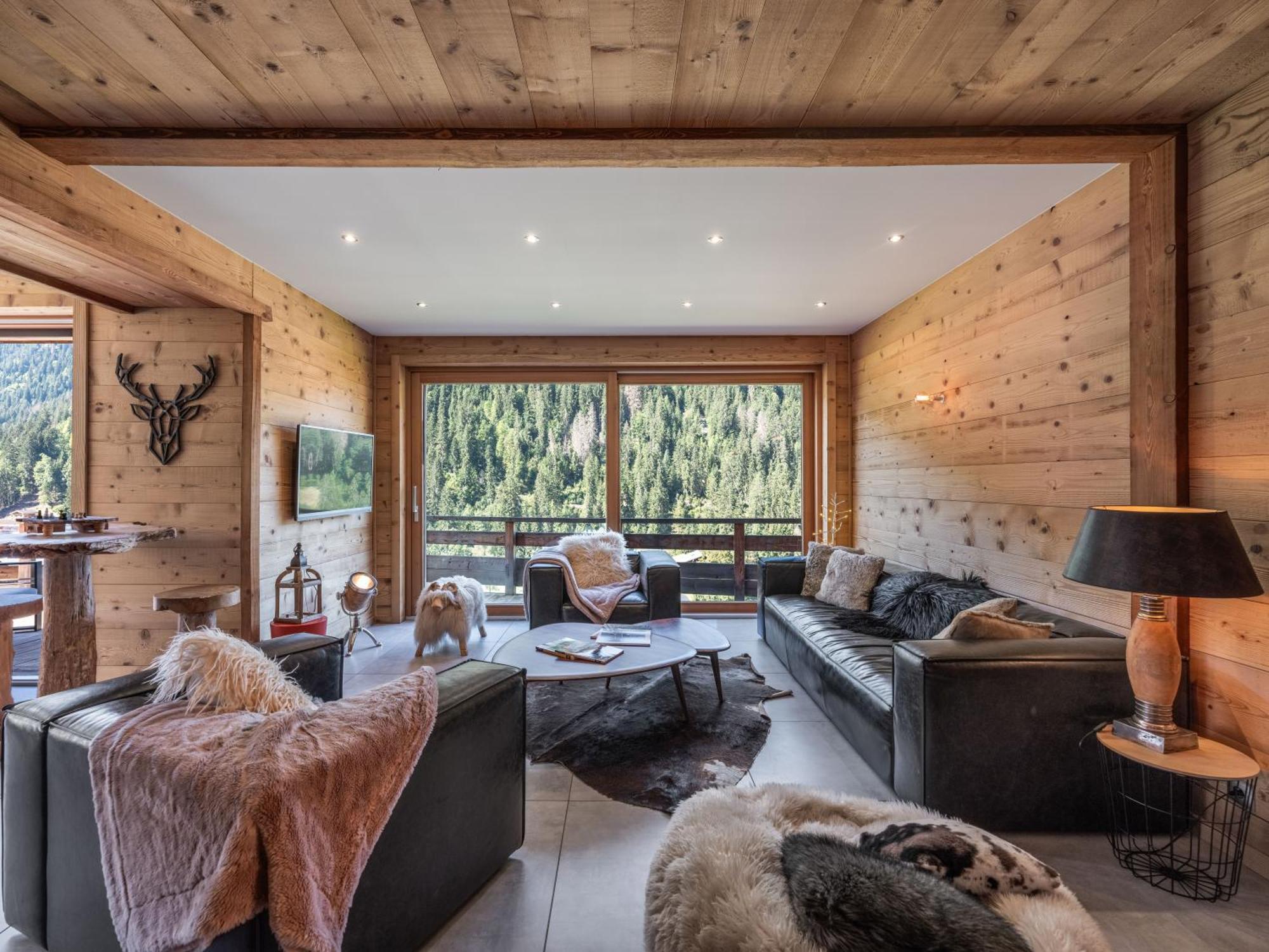 Chalet 1100 - Bo Immobilier Chatel - A Mi-Chemin Du Centre Et Du Linga - Jacuzzi Sauna Et Cheminee Bagian luar foto